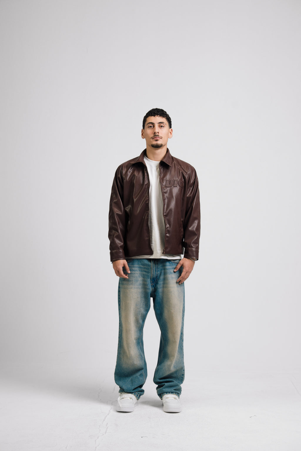 VIO-Leather jacket (Brown)